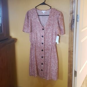 NWT Abound Rustic Animal Knee Length Dress